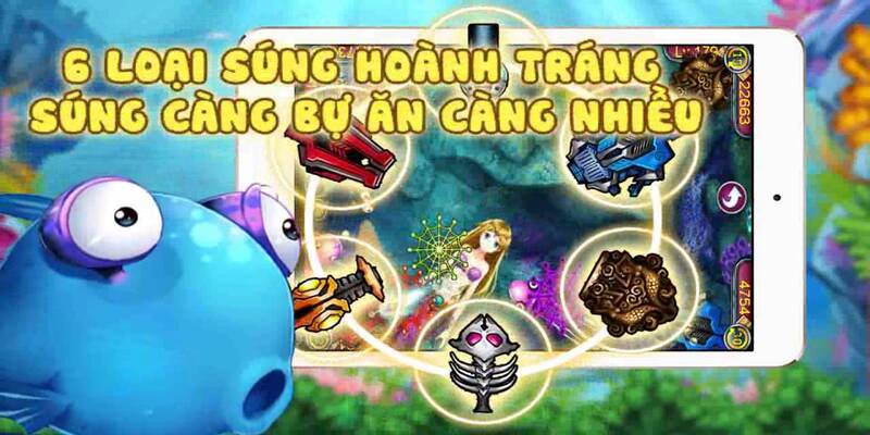 18win cung cấp hệ thống súng bắn cá đa dạng